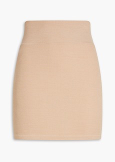 ENZA COSTA - Ribbed jersey mini skirt - Neutral - XS