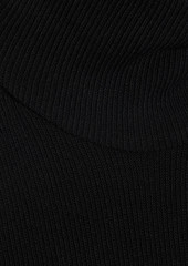ENZA COSTA - Ribbed-knit midi dress - Black - M