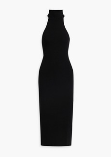 ENZA COSTA - Ribbed-knit midi dress - Black - M