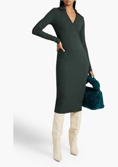 ENZA COSTA - Ribbed-knit midi dress - Green - XS