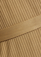ENZA COSTA - Ribbed-knit midi wrap dress - Neutral - XS