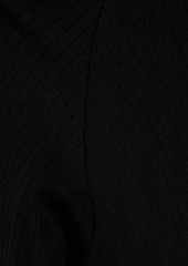 ENZA COSTA - Ribbed TENCEL™-blend jersey turtleneck midi dress - Black - L