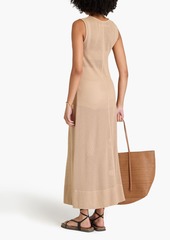 ENZA COSTA - Stretch cotton and modal-blend maxi dress - Neutral - XS