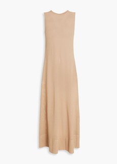 ENZA COSTA - Stretch cotton and modal-blend maxi dress - Neutral - XS