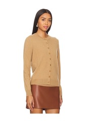 Enza Costa Cashmere Fitted Cardigan