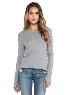 Enza Costa Cashmere Jersey Loose Crew