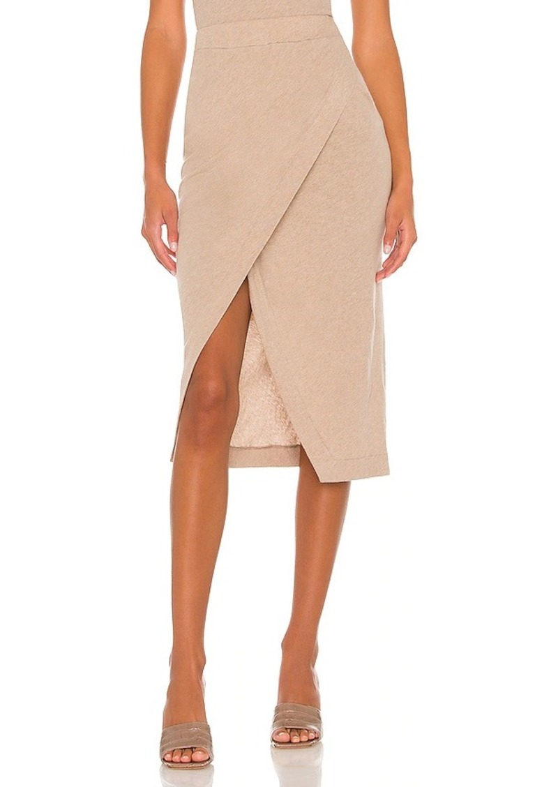 Enza Costa Cashmere Midi Skirt