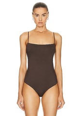 Enza Costa for FWRD Luxe Knit Strappy Bodysuit