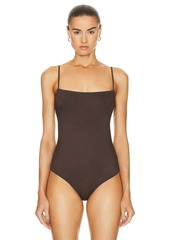 Enza Costa for FWRD Luxe Knit Strappy Bodysuit