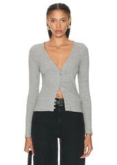 Enza Costa Long Sleeve V Cardigan