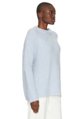 Enza Costa Oversized Long Sleeve Crew Sweater