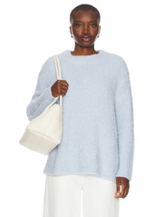 Enza Costa Oversized Long Sleeve Crew Sweater