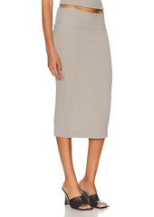 Enza Costa Puckered Pencil Skirt