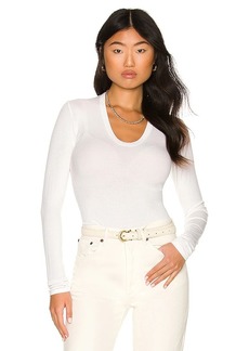 Enza Costa Rib Fitted Long Sleeve