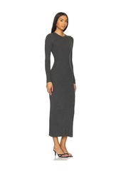 Enza Costa Silk Crewneck Dress