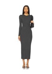 Enza Costa Silk Crewneck Dress