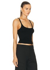 Enza Costa Silk Knit U Tank Top