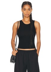 Enza Costa Silk Rib Sheath Tank