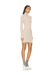 Enza Costa Silk Turtleneck Mini Dress