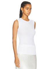 Enza Costa Stretch Silk Knit Sleeveless Tank