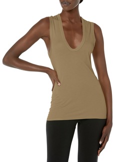 Enza Costa womens Essential Sleeveless U Neck Tank Top Cami Shirt   US