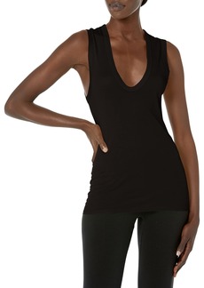 Enza Costa womens Essential Sleeveless U Neck Tank Top T Shirt   US