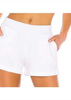 Enza Costa French Terry Short In White