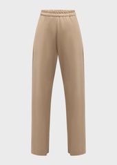 Enza Costa Soft Faux Leather Straight-Leg Pants