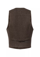 Equipment Charlie Cropped Wool Vest