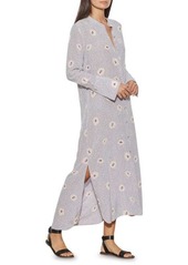 Equipment Connell Dotted Floral Silk Maxi Dress