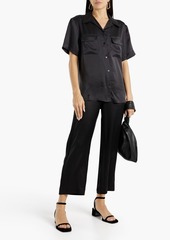 Equipment - Amaia washed-silk shirt - Black - L