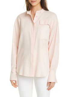 Equipment Parsifal Long Sleeve Shirt in Peach Whp at Nordstrom