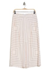Equipment Thoras Crop Wide Leg Trousers in Vanilla Cream And True Black at Nordstrom Rack