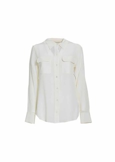EQUIPMENT White silk Slim Signature shirt Equipment