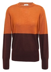Equipment Woman Mignonette Two-tone Wool Sweater Burgundy