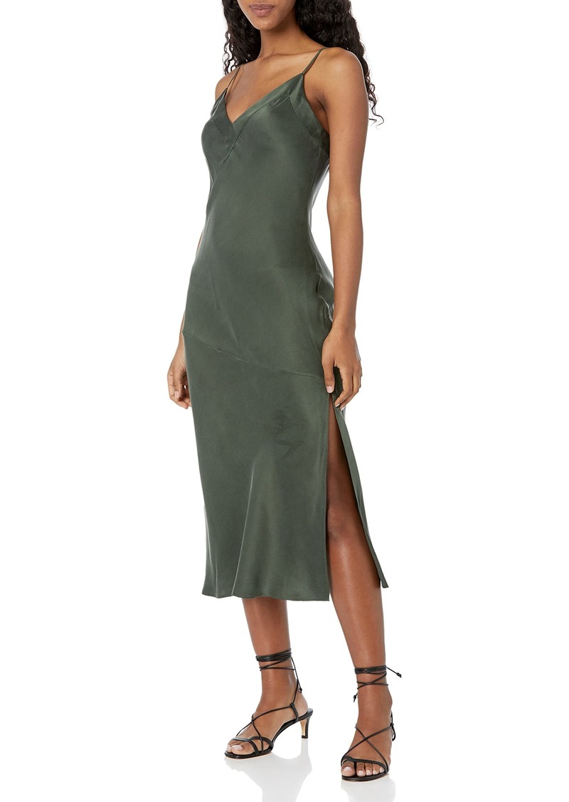 EQUIPMENT Womens Arles Slip Dress DEEP Forest