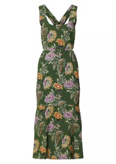 Equipment Everett Floral Midi-Dress