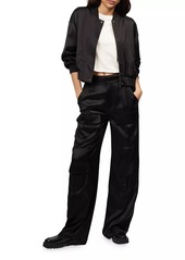 Equipment Ines Satin Cargo Trousers