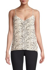 Equipment Layla Snakeskin Print Camisole Top