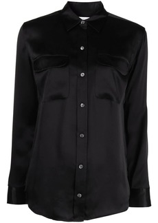 Equipment Signature silk satin shirt