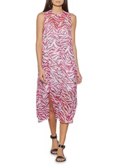 Equipment Tainelle Printed Silk Dress