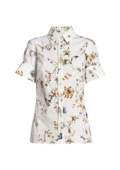 Erdem Ainsley Floral Poplin Shirt