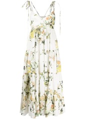 Erdem Azami floral-print linen maxi dress