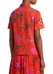 Erdem Cotton-Linen Floral Shirt