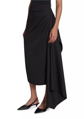 Erdem Draped Midi Pencil Skirt