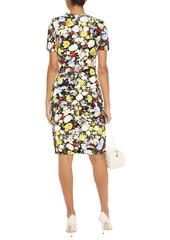 Erdem - Essie floral-print jersey dress - Black - UK 10