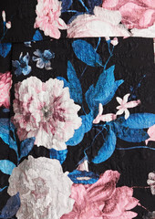 Erdem - Evita floral-print cloqué-jacquard dress - Black - UK 16