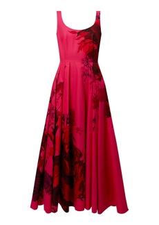 Erdem - Floral Cotton Maxi Dress - Pink - UK 12 - Moda Operandi