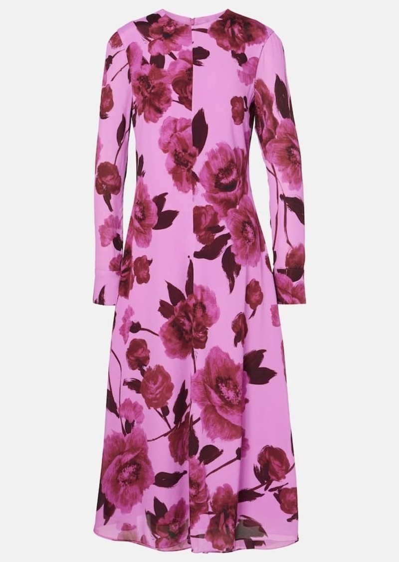 Erdem Floral crêpe midi dress