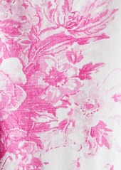 Erdem Floral Print Strappy Tiered Dress